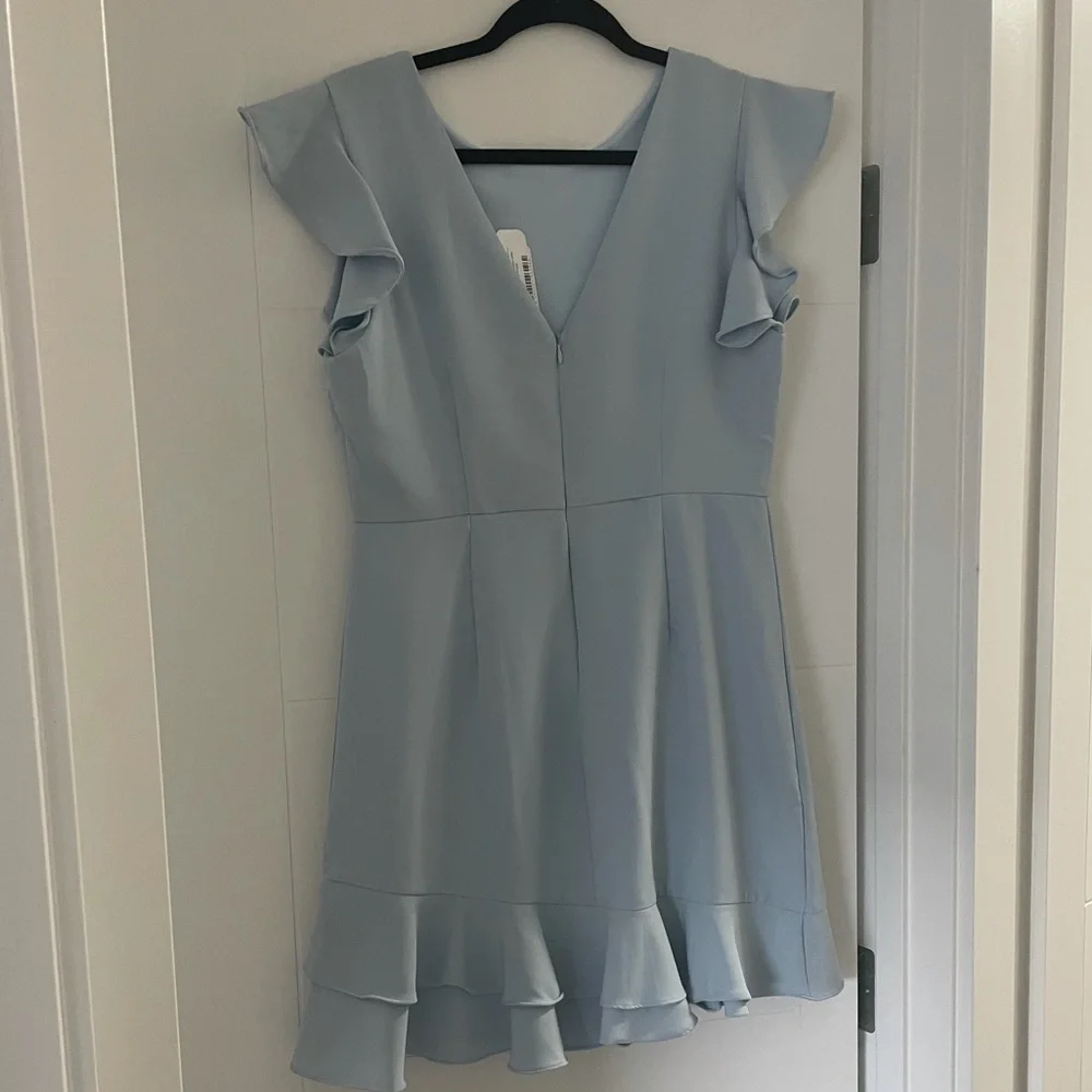 TCEC Blue Ruffle Dress - Picture 2 of 7